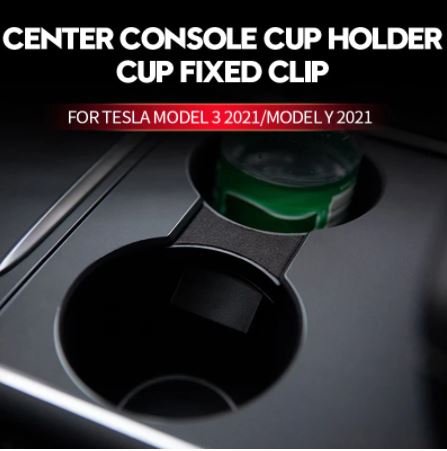 New 2021 Tesla Y & Model 3 Car Water Cup Holder 차량 물컵 홀더