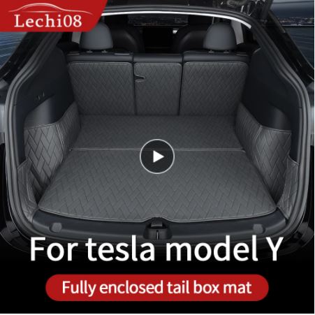 Tesla Model Y 풀 트렁트 패드 쿠션 매트 Fully enclosed tail box mat